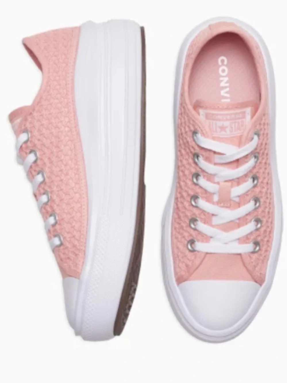 Converse Kids Chuck Taylor Move Platform Pink/phase Crochet Size  US 4.5